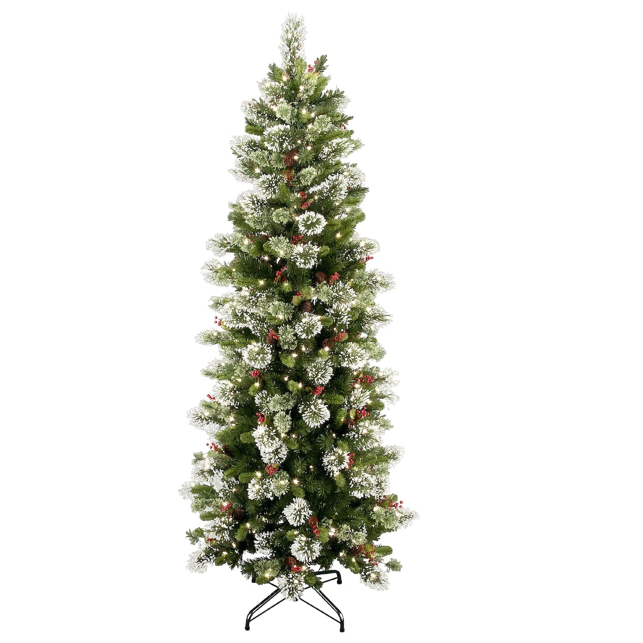 7.5ft. Pre-Lit Wintry Pine® Artificial Christmas Tree, Clear Lights